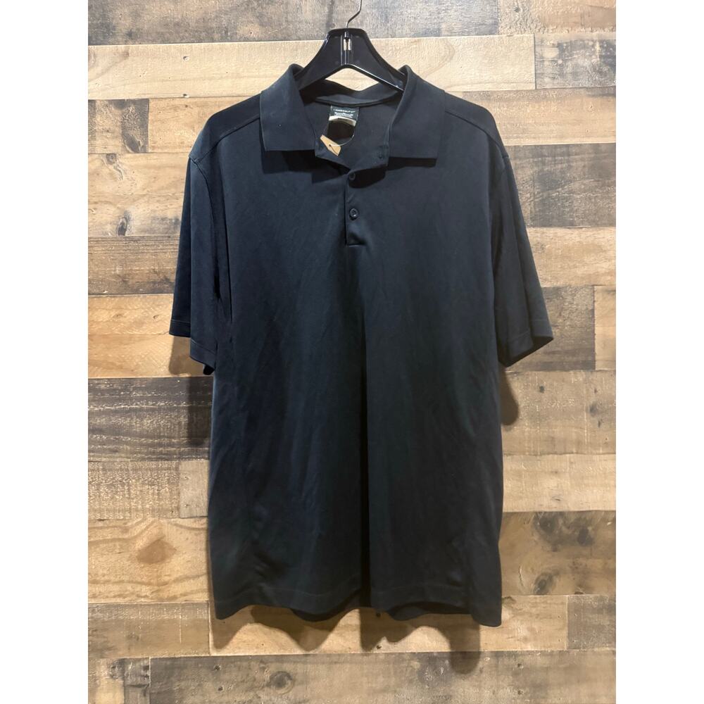 Nike Men’s Solid Dri-Fit Golf Polo – Black – XL – Used